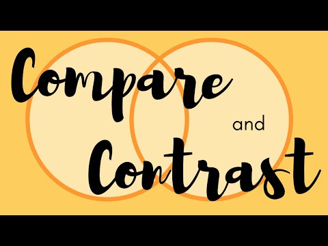 Compare and Contrast | Study Skills for Kids | Grades 3 - 6