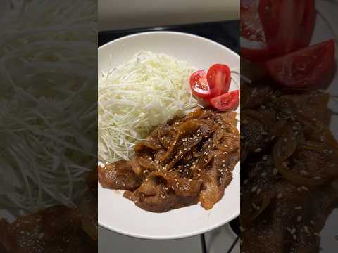 Shogayaki #cooking #shortsvideo #shorts #dinnerideas #shogayaki #porkbelly #gingerpork