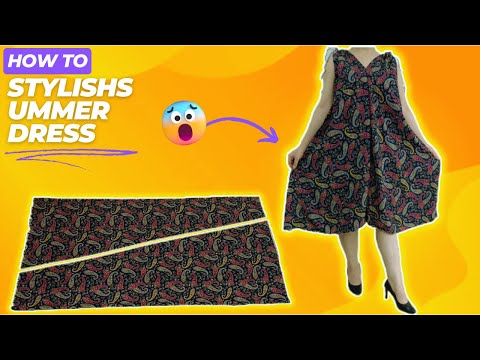 🏝️Only 1.5 meter of fabric 💕 Cut in 5 minutes and Sew only 10 minutes.for beginners