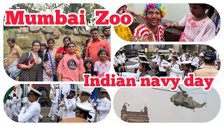 Mumbai best zoo | After that went watch Indian Navy day celebration |