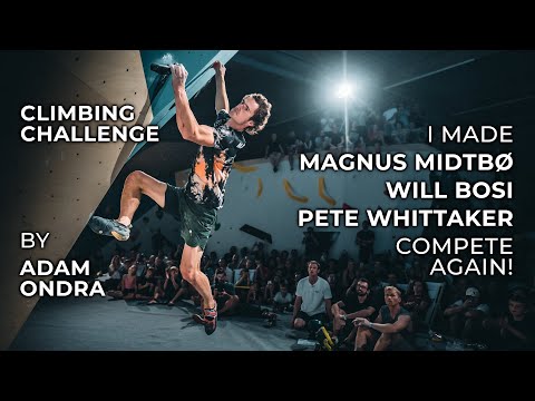 Climbing Challenge by Adam Ondra: Set a Boulder Problem That Others Will Fail On