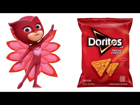 PJ Masks Power Heroes Characters 💖🦸‍♂️ and their Favorite Snacks, Movies, & More! | Owlette, Romeo