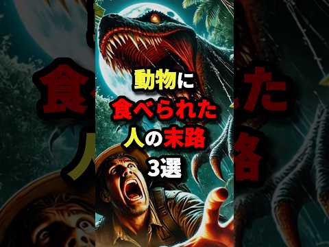 動物に食べられた人の末路3選【最後は生きていた】　#都市伝説