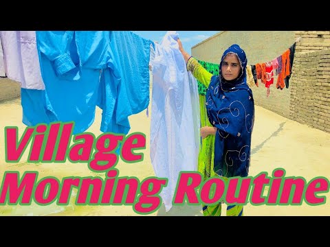 My Village Life Morning Routine | Pure Mud House Life | Sumia Khan Family)