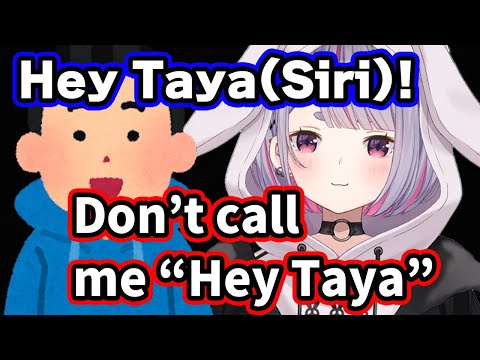 Tosaki Mimi scolds her viewers calling her "Hey Taya (Siri)"