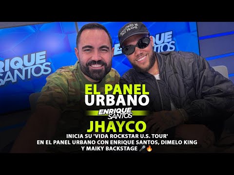 JHAYCO Inicia su 'Vida Rockstar U.S. Tour' en El Panel Urbano con Enrique Santos y Maiky Backstage