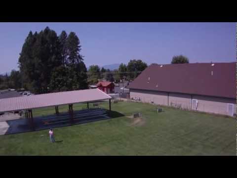 Lucita Piloting Her E-Flite mQX at Harbeck in Grants Pass, Oregon