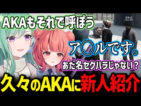 久しぶりにINしたAKAをALLINの皆に紹介するやくべに【八雲べに 夢野あかり あかりん / ぶいすぽっ！/ ストグラ 切り抜き】