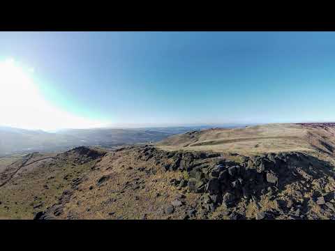 West Yorkshire - UK - Alderman's Brow Saddleworth - 360° Panorama