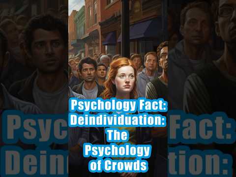 Deindividuation: The Psychology of Crowds #shorts #psychologyfacts