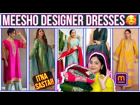 Meesho Cheapest Designer Dress Haul 😍| Affordable & Trendy Pakistani Suits 💕| Ronak Qureshi