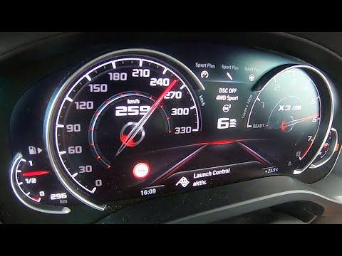 BMW X3M COMPETITION by HCP- Brutal Acceleration 0-260 km/h & Exhaust Sound