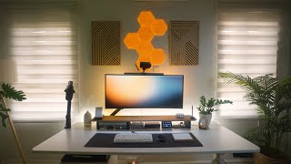 Cozy And Productive Desk Setup For A Freelance Designer / Desk Tour 2023