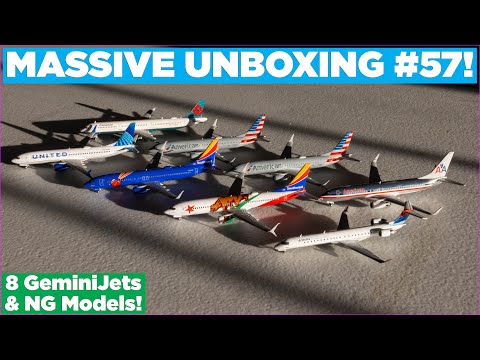 8 GEMINIJETS MODEL UNBOXING! | Massive Unboxing #57