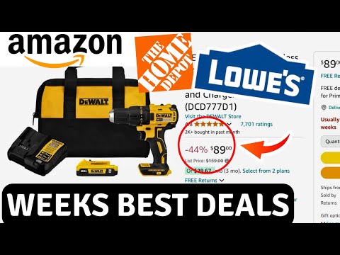 Best Tool Deals This Week August 2024, 50% off Home Depot, Lowes, Harbor Freight