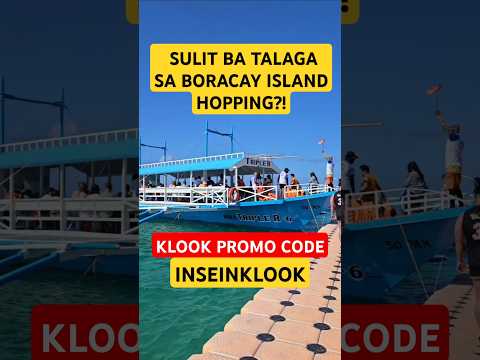 Actual Boracay Island Hopping Experience! Klook Code: INSEINKLOOK #shorts #boracay #boracay2025