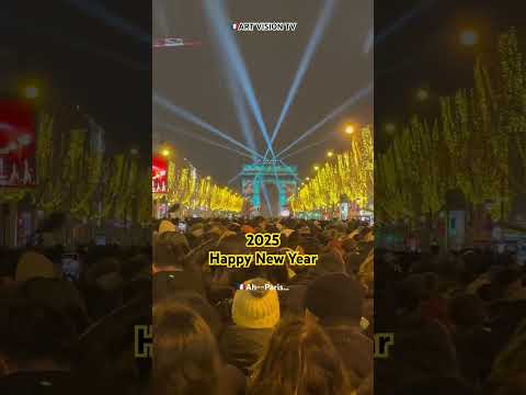 🇫🇷Ah~~Paris...(2025 New Year's Celebrations in Paris) 01/January/2025