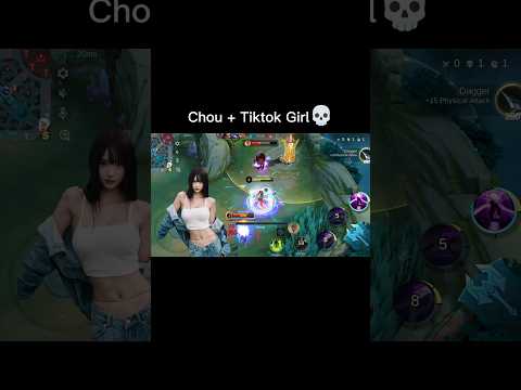 Chou + Tiktok Girl 😌 #mobilelegends #iorichoou #shorts