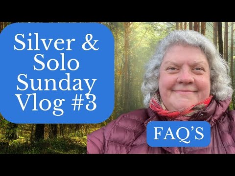 I answer FAQs on the channel, and walk through the woods with my dog Skye, on Vancouver Island