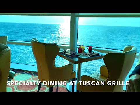 CELEBRITY ECLIPSE SPECIALTY DINING | TUSCAN GRILLE RESTAURANT | ITALIAN CUISINE