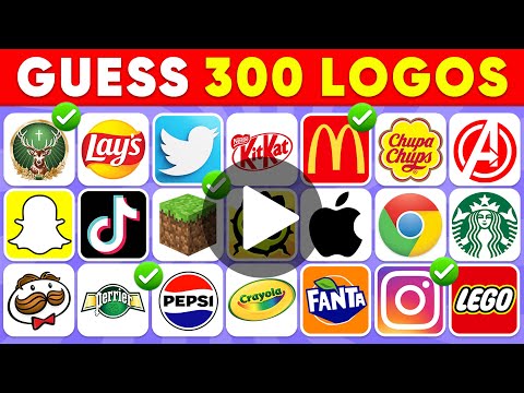 Guess the Logo in 2 Seconds | 300 Famous Logos 🥇🌟🍄 Daily Quiz