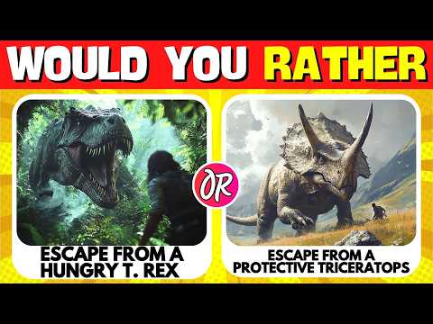 Would You Rather? Dinosaur Edition 🦖🦕 | Random Quizzes