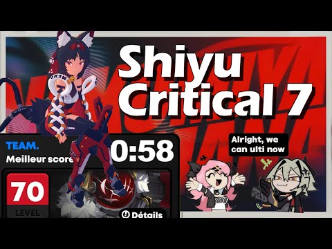 58s Nekomata M1R1 Shiyu Defense Critical 7 | Zenless Zone Zero 1.4