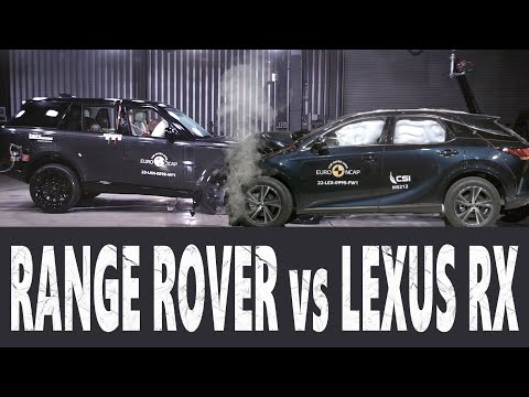 New Lexus RX vs New Range Rover - Crash Test