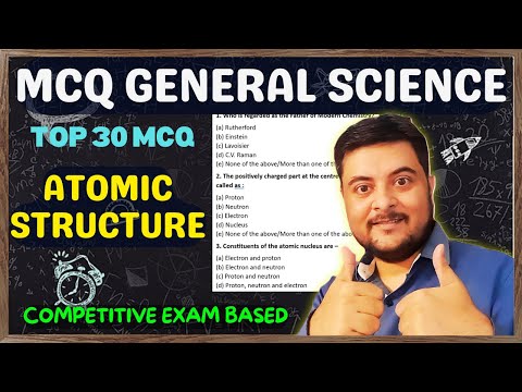 Best MCQs Atomic Structure Competitive Exams // Most Important Questions Science