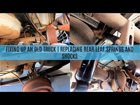 Fixing up an Old Truck | Replacing Rear Leaf Springs and Shocks