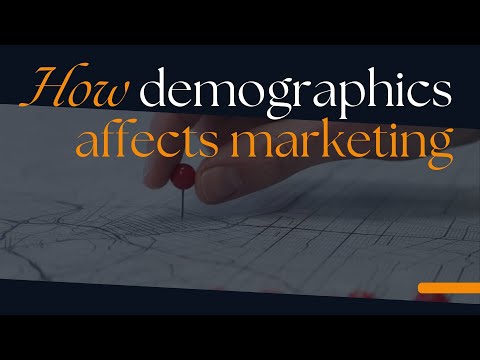 How demographics affect marketing