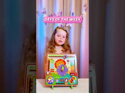 Days of the Week for Toddlers | Educational Activities for Toddlers #shorts