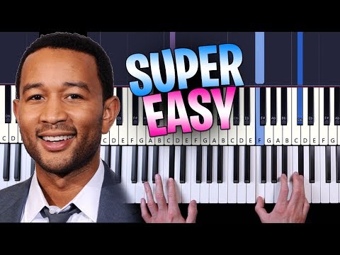 John Legend - All Of Me | Piano Tutorial For Complete Beginners