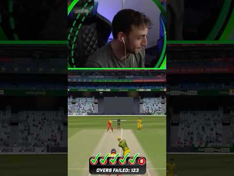 Gilchrist hits Six Sixes in an Over #cricket #cricket24