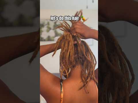 grwm: quick and easy loc style 🍍 #grwm #locs #locjourney #locstyles #grwmreels