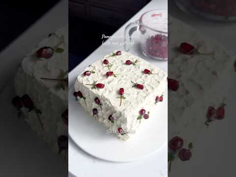 Pomegranate Cake. #shorts #pomegranate #cake #pomegranatecake #dessert #dessertrecipe #recipe