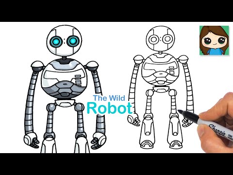 How to Draw The Wild Robot | Roz