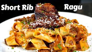 How To Make Short Rib Ragu | DELICIOUS Pasta Recipe #MrMakeItHappen