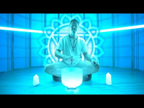 Throat Chakra Frequency Sound Bath | 385Hz Singing Bowl and Tuning Fork (Vishuddha)