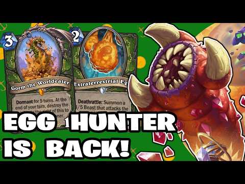 Gorm Hunter is EGG-CELLENT! Great Dark Beyond Hearthstone Hunter Deck