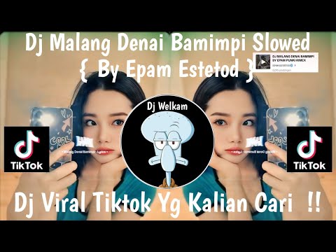 DJ MALANG DENAI BAMIMPI SLOWED BY EPAM ESTETOD | DJ VIRAL TIK TOK 2024 TERBARU YG KALIAN CARI !!