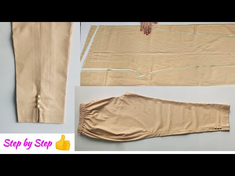 Cigarette Pant Cutting and stitching| Pant Trouser Cutting and Stitching| Pant Cutting  stitching