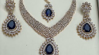 Pakistani Designer Bridal Jewelry Collection 2025 | Zircon Jewellery Set |  Traditional Jewellery