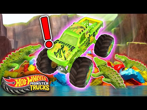 Champion's Cup Races with the Hot Wheels Monster Trucks!