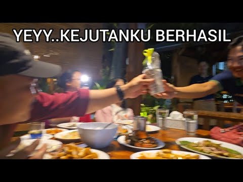 KETIKA BERHASIL KASIH KEJUTAN ULANG TAHUN KE BANDAR JAKARTA🎂🍰