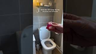 Cleaning hacks for the bathroom 🧼 which is your favourite? #shortsvideo #cleantok #cleaninghacks