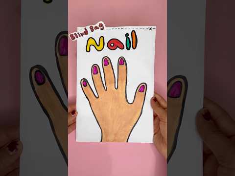 Paper nails blind bag! #blindbag #blindbagopening #papernails #papercraft #nails #asmrunboxing