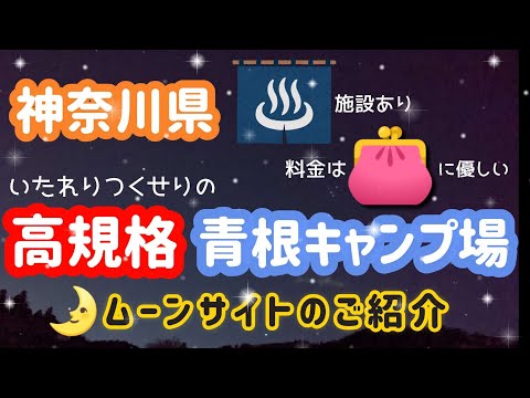 【神奈川県/相模原市】神奈川県で人気のいたれりつくせりな高規格キャンプ場『青根キャンプ場』の予約可能な電源サイト『ムーンサイト』のご紹介😘 #まふハピキャンプ