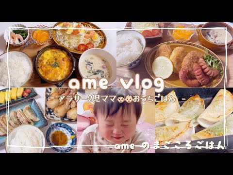 【主婦vlog】おうちごはん 🍽️3日分/ミートグラタン/コロッケ/手羽餃子🥟大根餃子/スーパー購入品🛒パート主婦 【日常vlog/主婦の1日/料理/cooking】