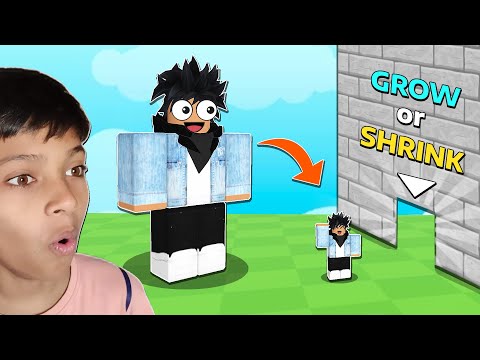 ROBLOX but you can GROW OR SHRINIK